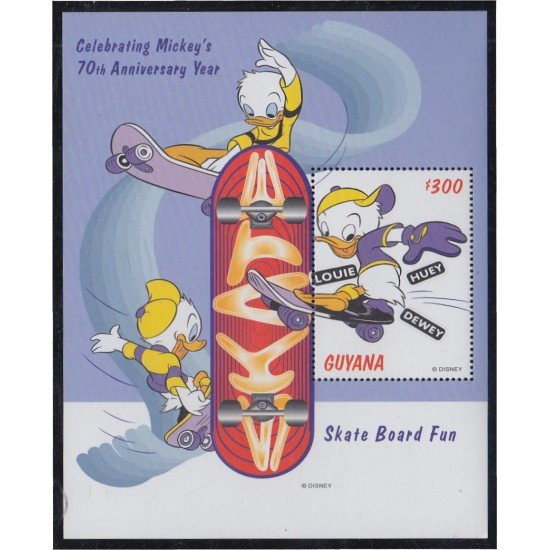 Guyana HB  HB 320A 1999 70 Aniversario de Mickey Mouse MNH