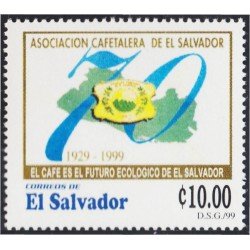 El Salvador 1441A 2000 70 Años de la Asociación del Café del Salvador - *** El Salvador 1441A 2000 70 Años de la Asociación del Café del Salvador - ***