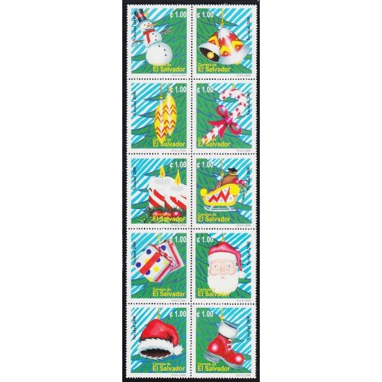 El Salvador 1471/80 2000 Navidad MNH El Salvador 1471/80 2000 Navidad MNH