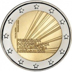 Portugal 2021 2 € euros conmemorativos Presidencia de la UE 