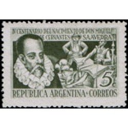 España Spain Emisión Conjunta 1947 Argentina España IV Centenario del nacimiento de Cervantes España Spain Emisión Conjunta 1947 Argentina España IV Centenario del nacimiento de Cervantes