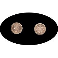 España Spain Alfonso XIII 20 ptas 1896 * 62 Reacuñación  Oro Au gold