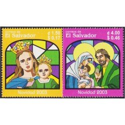 El Salvador 1538/39 - Navidad MNH El Salvador 1538/39 - Navidad MNH