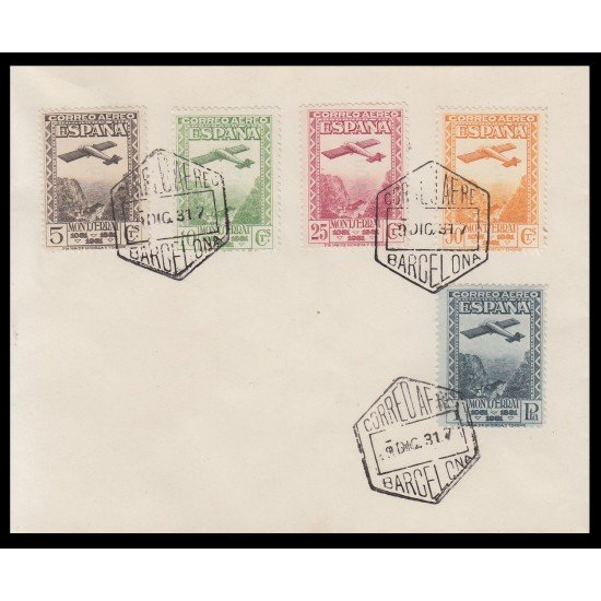 España Spain 650/54 1931 IX Centenario de la Fundación del Monasterio de Monserrat