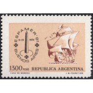 España Spain Emisión Conjunta 1981 Argentina España Caravela Santa María Barco Boat Espamer 81 España Spain Emisión Conjunta 1981 Argentina España Caravela Santa María Barco Boat Espamer 81