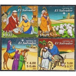 El Salvador 1582/85 2004 Navidad MNH El Salvador 1582/85 2004 Navidad MNH