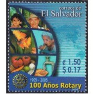 El Salvador 1588 2005 100° de Rotary Club Internacional MNH El Salvador 1588 2005 100° de Rotary Club Internacional MNH