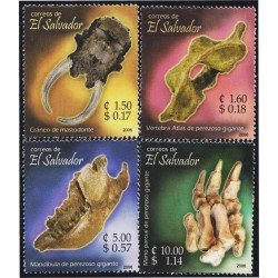 El Salvador 1661/64 2006 Fósiles MNH El Salvador 1661/64 2006 Fósiles MNH