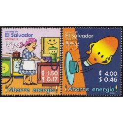 El Salvador 1667/68 2006 Serie América UPAEP. Ahorro de Energia MNH El Salvador 1667/68 2006 Serie América UPAEP. Ahorro de Energia MNH