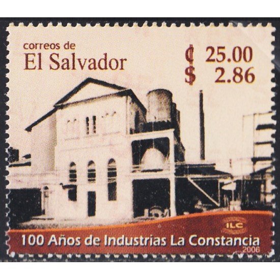 El Salvador 1671 2006 100 Años de Industrias La Constancia MNH El Salvador 1671 2006 100 Años de Industrias La Constancia MNH