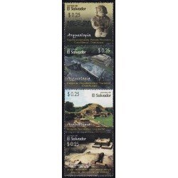 El Salvador 1690/93 2007 Arqueología MNH El Salvador 1690/93 2007 Arqueología MNH