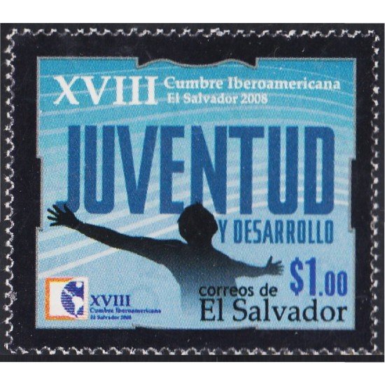 El Salvador 1762 2008 18 Cumbre Iberoamericana de la Juventud MNH El Salvador 1762 2008 18 Cumbre Iberoamericana de la Juventud MNH