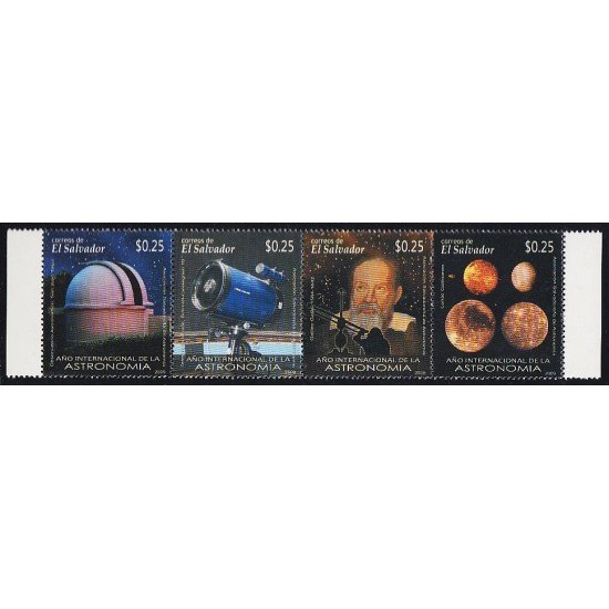 El Salvador 1767/70 2009 Año Internacional de Astronomía MNH