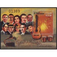 El Salvador HB 57 2005 Musica latino-americana MNH El Salvador HB 57 2005 Musica latino-americana MNH