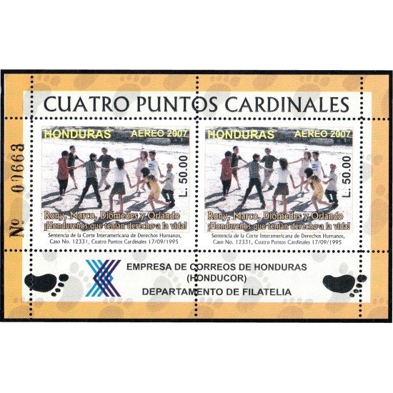 Honduras HB 85 2007 Cuatro Puntos Cardinales MNH Honduras HB 85 2007 Cuatro Puntos Cardinales MNH