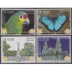 Nicaragua 2637/2640 2005 50 Años de la Primera serie del Tema Europa MNH