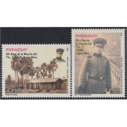 Paraguay 2971/72 2007 80 Años de la Muerte del Teniente 1° Adolfo Rojas Silva - *** Paraguay 2971/72 2007 80 Años de la Muerte del Teniente 1° Adolfo Rojas Silva - ***