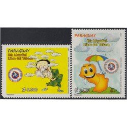 Paraguay 2974/75 2007 Día Mundial libre de tabaco MNH Paraguay 2974/75 2007 Día Mundial libre de tabaco MNH