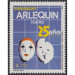 Paraguay 2979 2007 Arlequin. Teatro MNH Paraguay 2979 2007 Arlequin. Teatro MNH