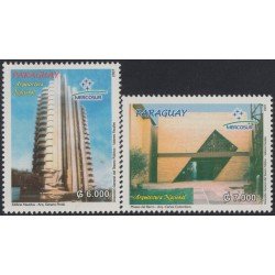 Paraguay 2986/87 2007 Mercosur. Arquitectura Nacional MNH Paraguay 2986/87 2007 Mercosur. Arquitectura Nacional MNH
