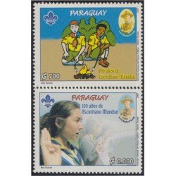 Paraguay 2990/91 2007 100 Años de Escultismo Mundial MNH Paraguay 2990/91 2007 100 Años de Escultismo Mundial MNH