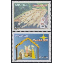 Paraguay 2997/98 2007 Navidad Christmas MNH Paraguay 2997/98 2007 Navidad Christmas MNH