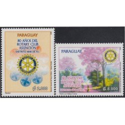 Paraguay 3004/05 2008 80 Años de Rotary de Asunción MNH Paraguay 3004/05 2008 80 Años de Rotary de Asunción MNH