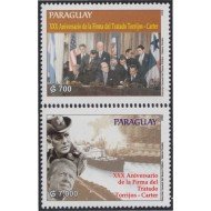Paraguay 3012/13 2008 XXX Años de la Firma del Tratado de Torrijos-Carter MNH Paraguay 3012/13 2008 XXX Años de la Firma del Tratado de Torrijos-Carter MNH