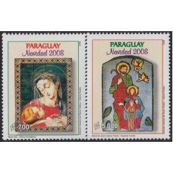 Paraguay 3016/17 2008 Navidad Christmas MNH Paraguay 3016/17 2008 Navidad Christmas MNH