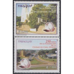 Paraguay 3018/19 2008 250 Años de la Fundación de la Ciudad de Cnel Oviedo MNH Paraguay 3018/19 2008 250 Años de la Fundación de la Ciudad de Cnel Oviedo MNH