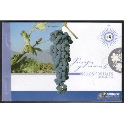 Argentina C2651 2007 Paisaje y viñedos carnet MNH Argentina C2651 2007 Paisaje y viñedos carnet MNH