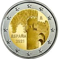 España 2021 2 € euros conmemorativos Ciudad histórica de Toledo España 2021 2 € euros conmemorativos Ciudad histórica de Toledo