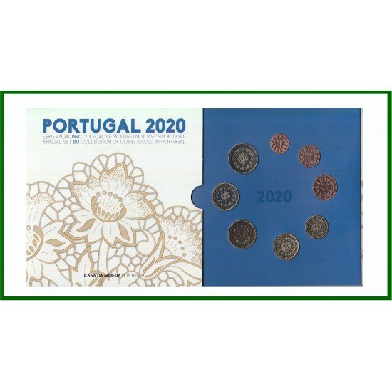 Portugal 2020 Cartera Oficial Monedas € euro Set 