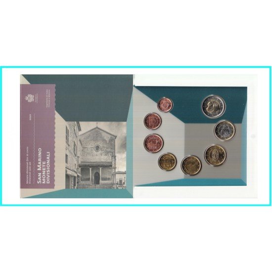 San Marino 2021 Cartera Oficial Monedas € euros San Marino 2021 Cartera Oficial Monedas € euros