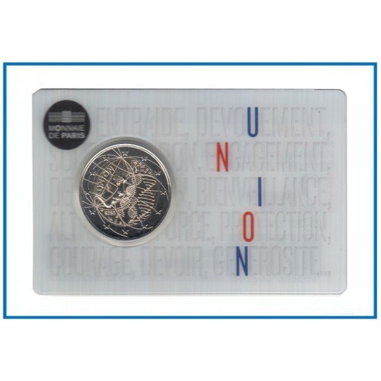 Francia France 2020 Cartera Oficial Coin Card 2€ euros conm. 2a Medicina Francia France 2020 Cartera Oficial Coin Card 2€ euros conm. 2a Medicina