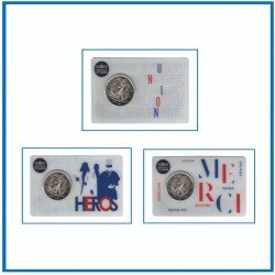 Francia France 2020 Cartera Oficial Set 3 Coin Card 2 € euros conm. Medicina Francia France 2020 Cartera Oficial Set 3 Coin Card 2 € euros conm. Medicina