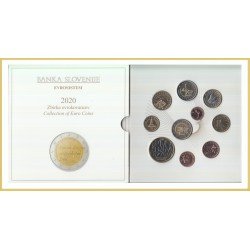 Eslovenia 2020 Cartera Oficial Monedas € euros + 2 € conm. + 3 € Eslovenia 2020 Cartera Oficial Monedas € euros + 2 € conm. + 3 €