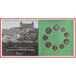España Spain 2021 Cartera Oficial Euros + 2€ Toledo España Spain 2021 Cartera Oficial Euros + 2€ Toledo