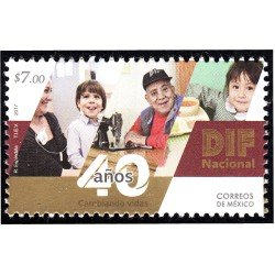 México 3068 2017 40 Años DIF Nacional MNH