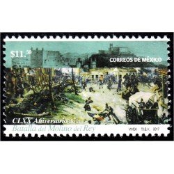 México 3071 2017 Batalla del Molino del Rey MNH