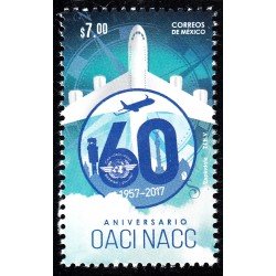 México 3074 2017 60 Aniversario OACI NACC MNH