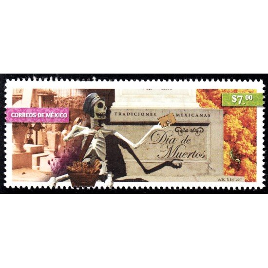 México 3063 2017 Día de los muertos MNH