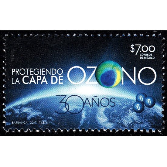 México 3065 2017 Protegiendo la capa de ozono MNH México 3065 2017 Protegiendo la capa de ozono MNH