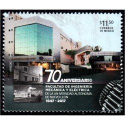 México 3061 2017 70 Aniversario de la Universidad Autónoma de Nuevo León MNH