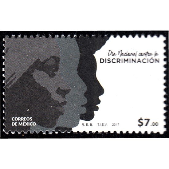 México 3060 2017 Día Nacional contra la discriminación MNH