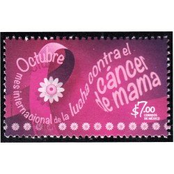 México 3057 2017 Lucha contra el cáncer mama MNH