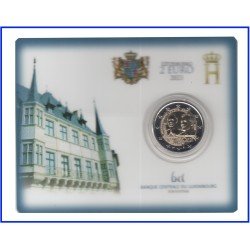 Luxemburgo 2021 Cartera Oficial Coin Card 2 € conmemorativos Duque Jean Luxemburgo 2021 Cartera Oficial Coin Card 2 € conmemorativos Duque Jean