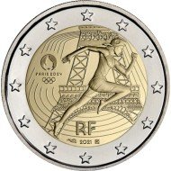 Francia 2021 2 € euros conmemorativos Juegos Olímpicos París 1ª