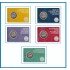 Francia France 2021 Cartera Oficial Set 5 Coin Card 2 € euros conm. JJ OO París 1a