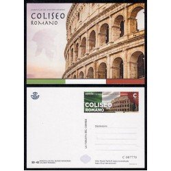 España Tarjetas del Correo y de Iniciativa Privada 153 2021 Maravillas del Mundo Moderno Coliseo Romano